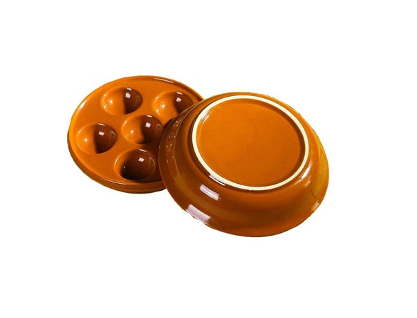 Plat à escargots et cocotte en porcelaine Vendos85 - Mathon