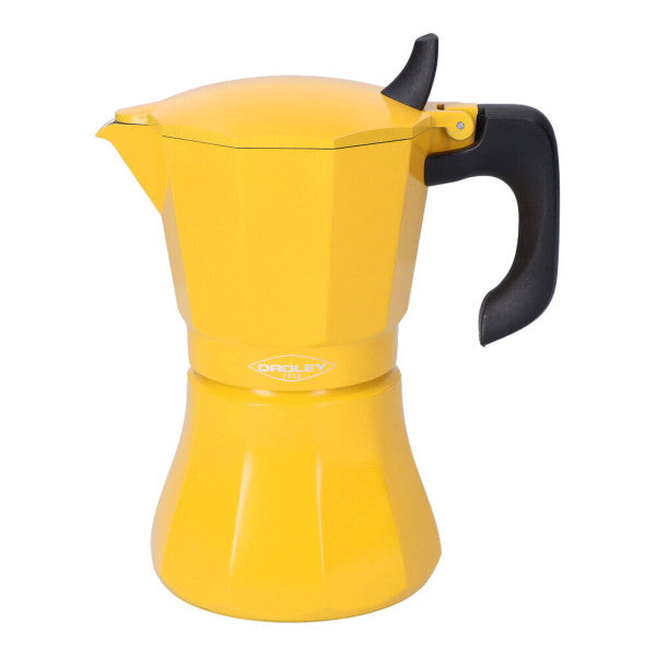 Cafetière Italienne Oroley Petra Moutarde Aluminium 9 Tasses Oroley - Mathon - 1