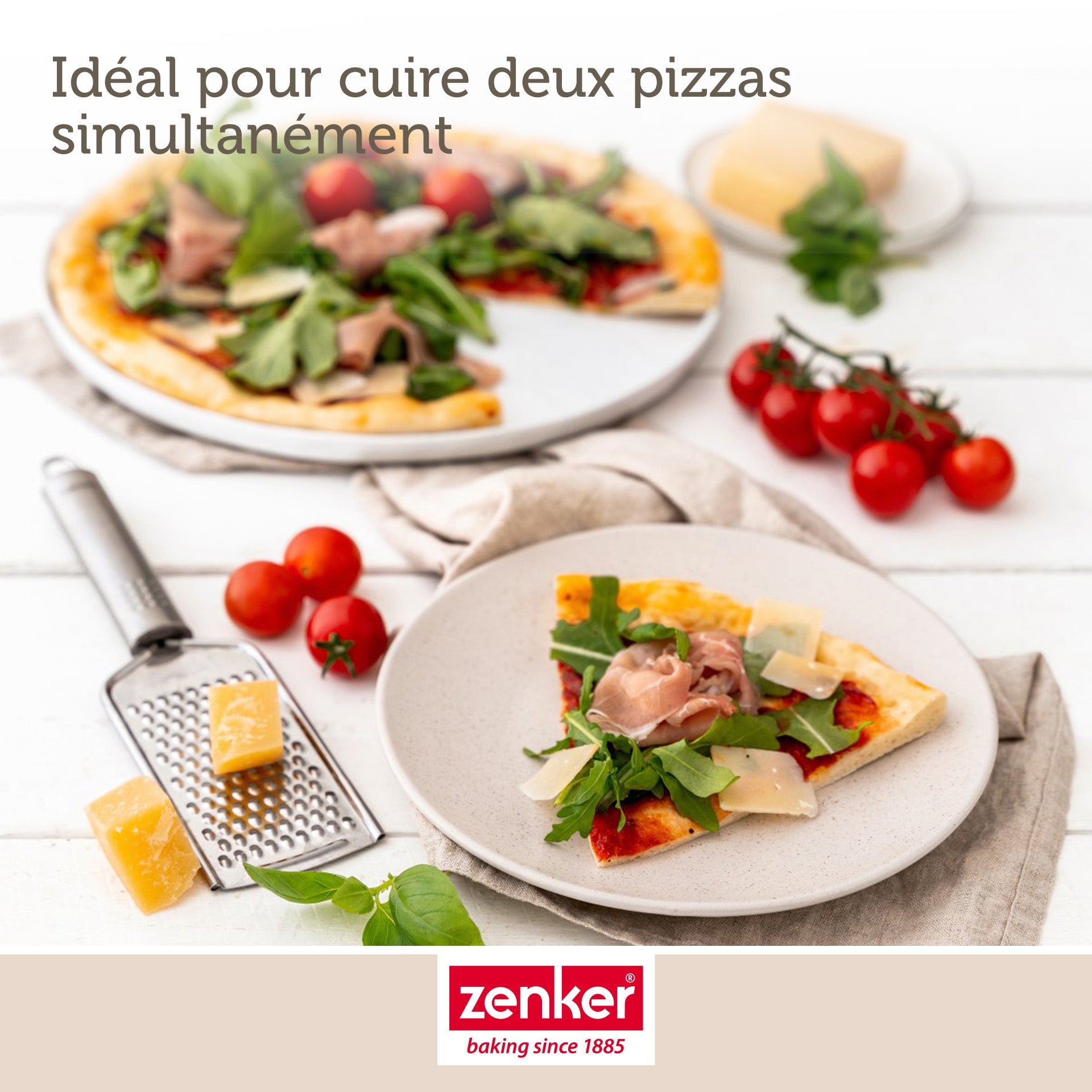 Set à pizza 3 pièces 29 cm Zenker Spécial Countries Zenker - Mathon - 5