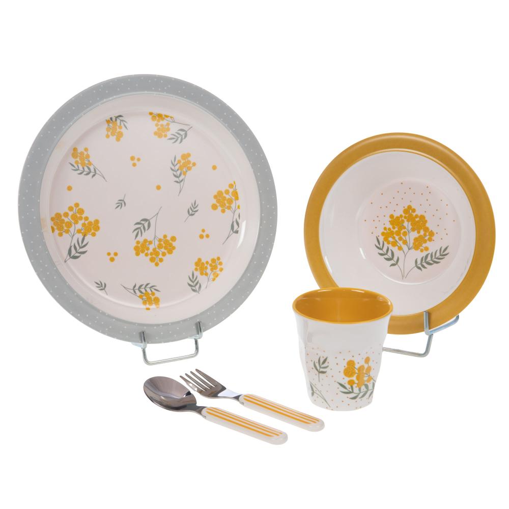 Coffret déjeuner 5 pièces Mimosa Amadeus - Mathon - 1