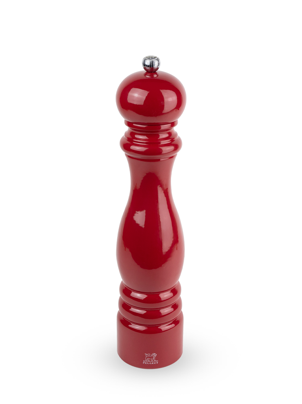 Paris Moulin à sel manuel en bois, laqué rouge passion, 30 cm - 12in Peugeot - Mathon - 1