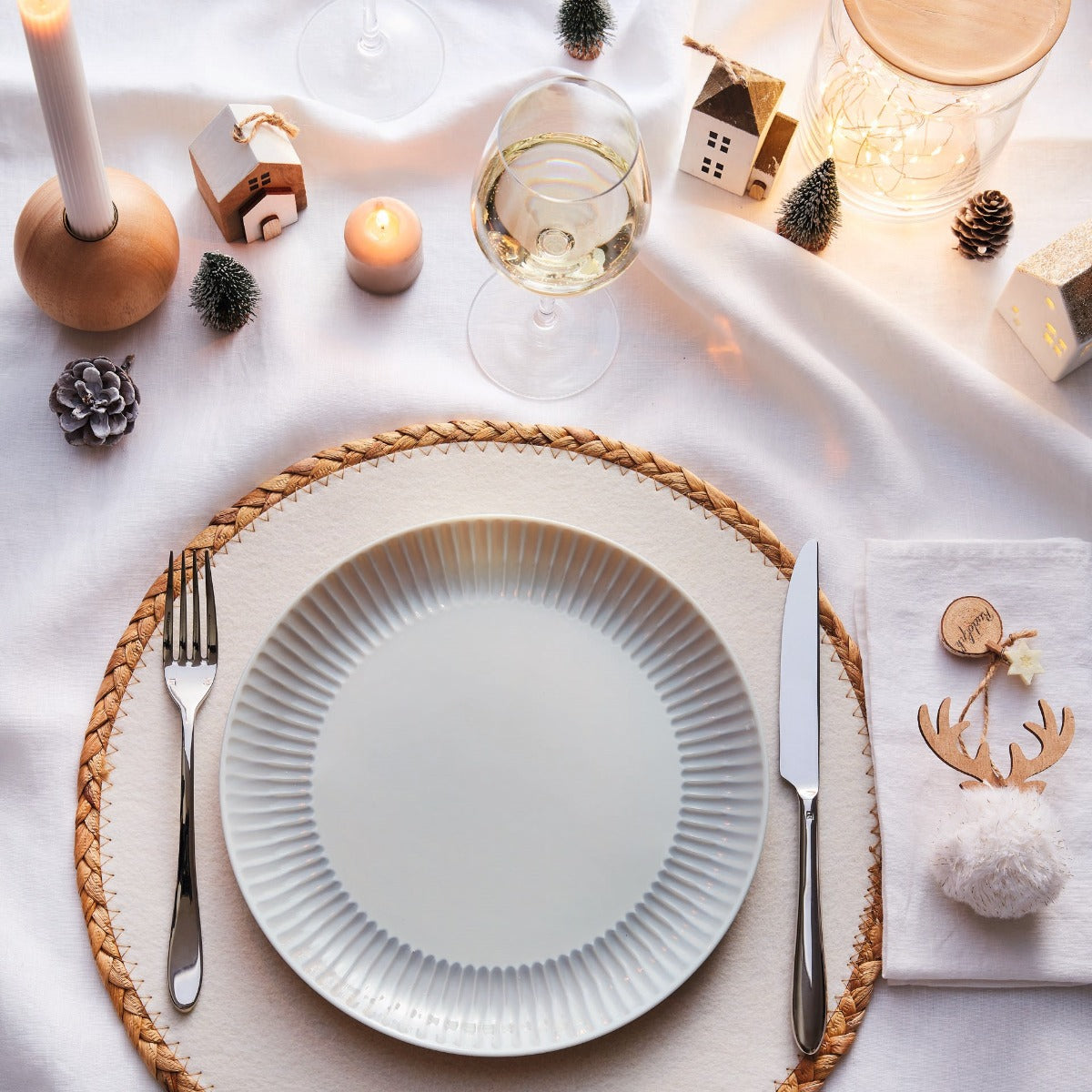 Assiette plate grise 25 cm Cottage Luminarc - Mathon - 2