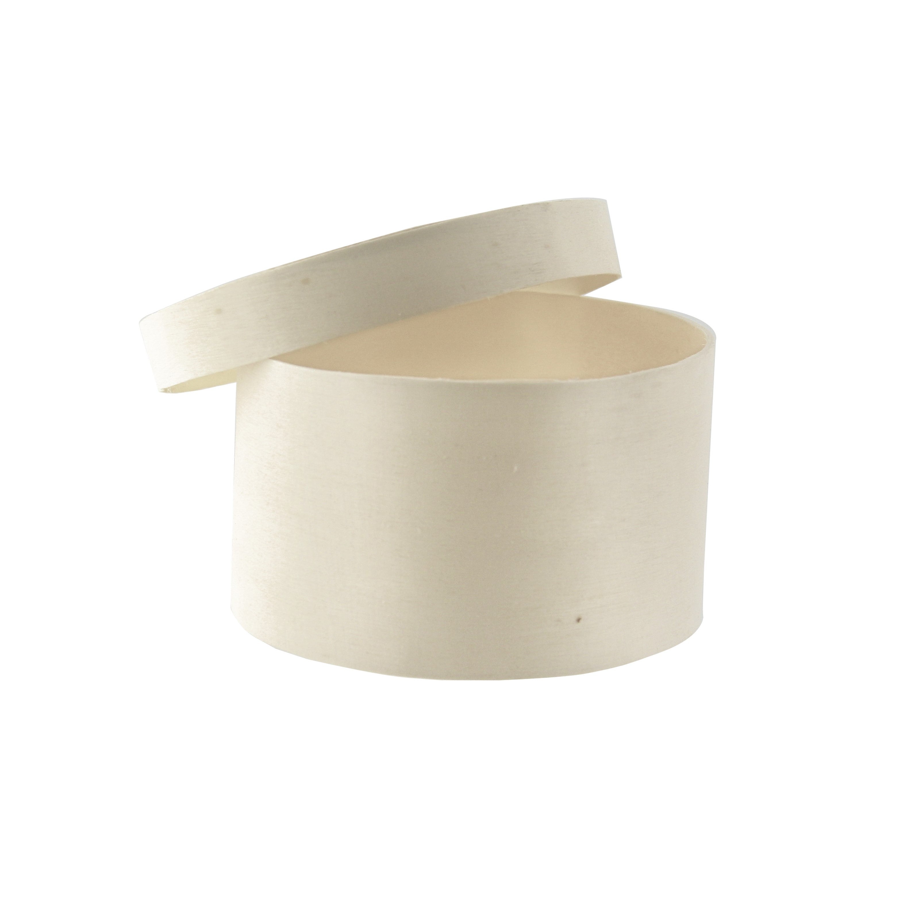 10Pcs - Boite bois ronde avec couvercle   H45mm FirstPack - Mathon - 1