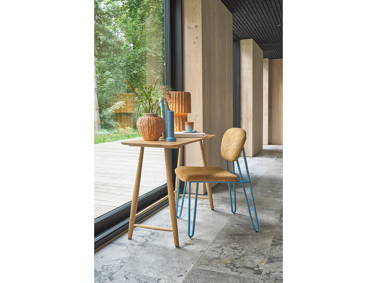 Set de 2 mugs STYLES en grès Bleu/Ambre Villa Collection - Mathon - 6