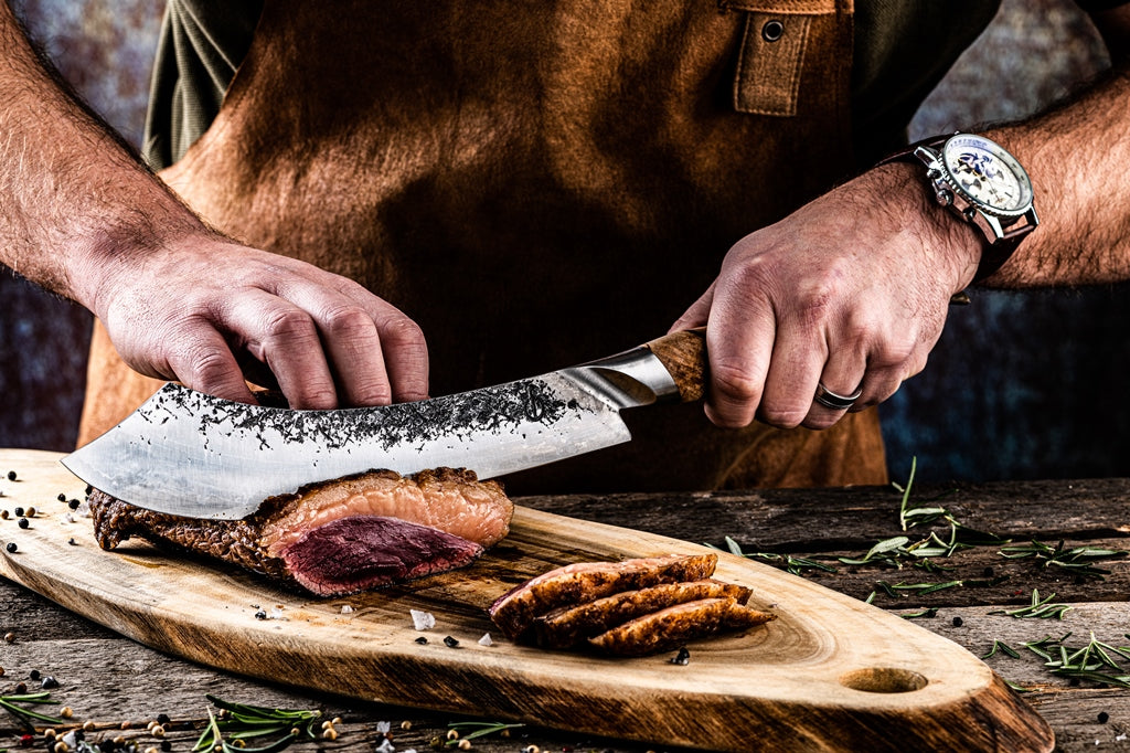 Couteau de Boucher en Acier inoxydable, KATAI, 25,5 cm Forged - Mathon - 2