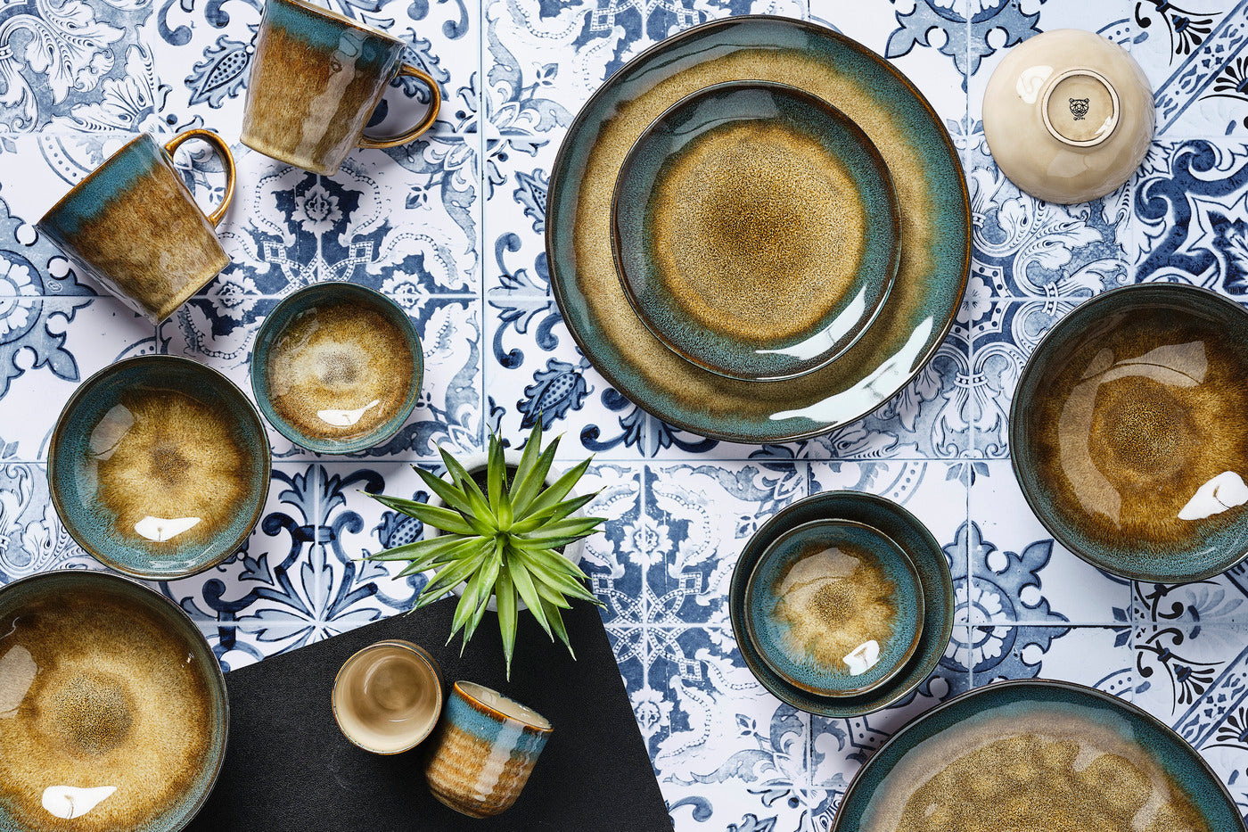 Bol ISLAND Ø20cm - 6 pièces - Terre et mer Björn - Mathon - 6