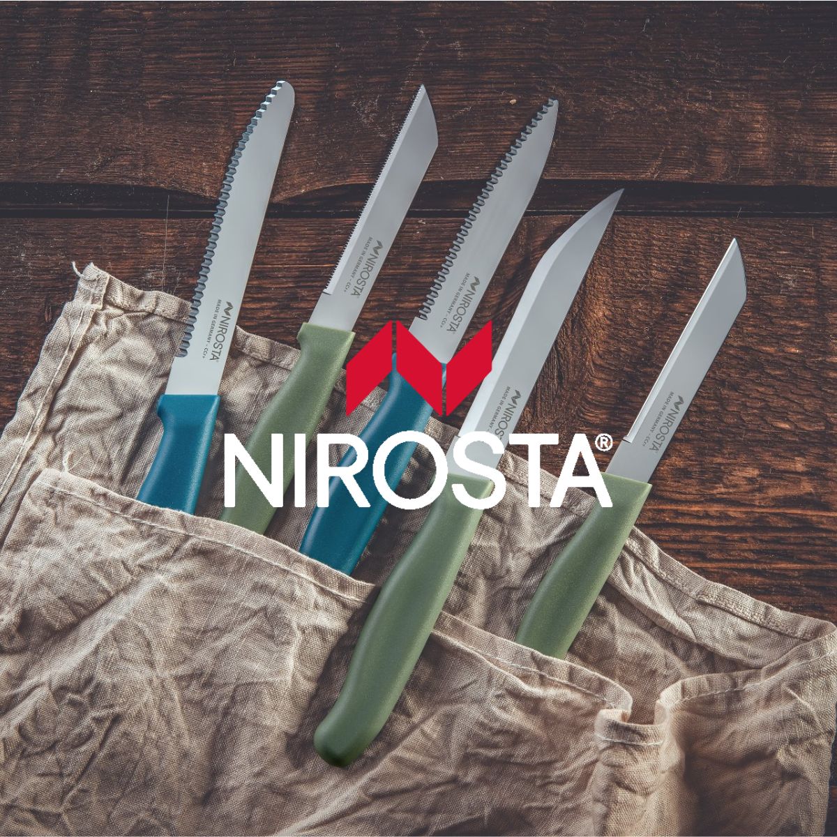 Set de 2 couteaux à légumes 19 cm  Elemental Nirosta - Mathon - 7