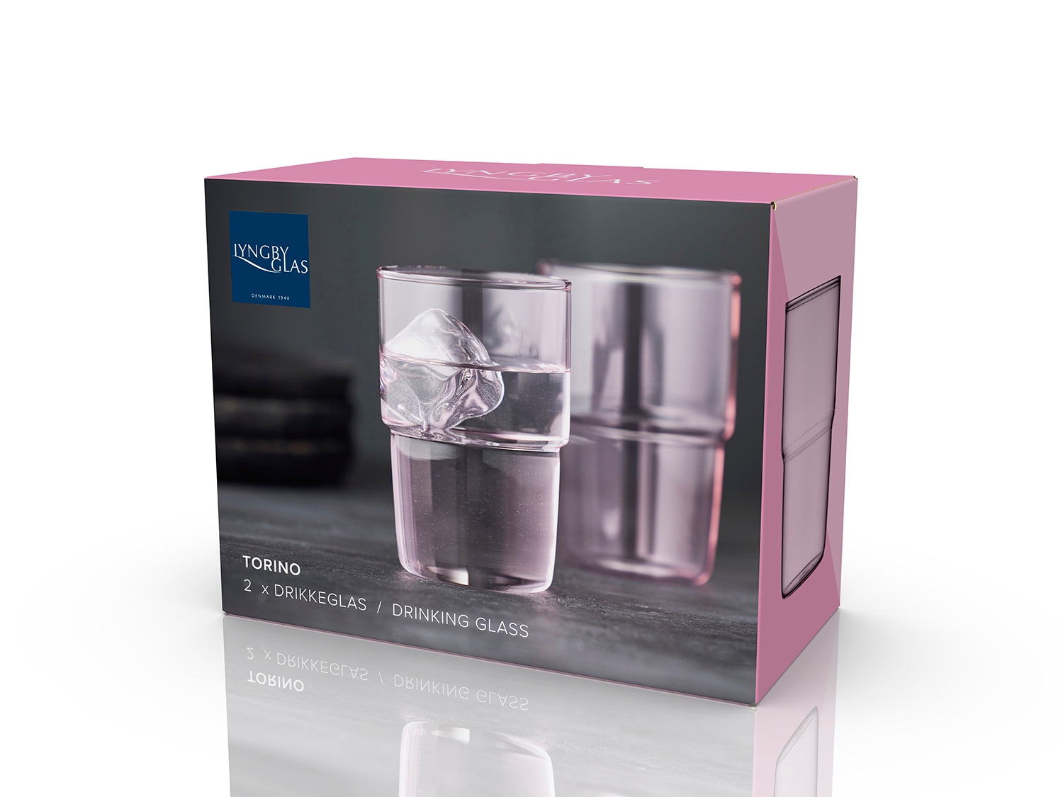 Set de 2 verres TORINO Rose Lyngby Glas - Mathon - 4