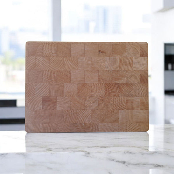 Planche à découper en bois debout hêtre avec chanfrein 39,3 x 28,9 cm Roger Orfèvre - Mathon - 2