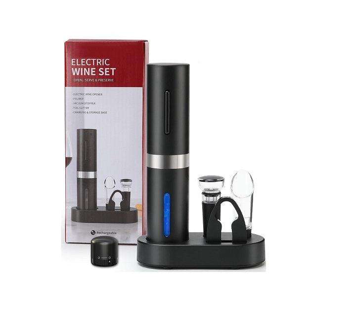 Tire bouchon électrique rechargeable 7 en 1 noir Vendos85 - Mathon