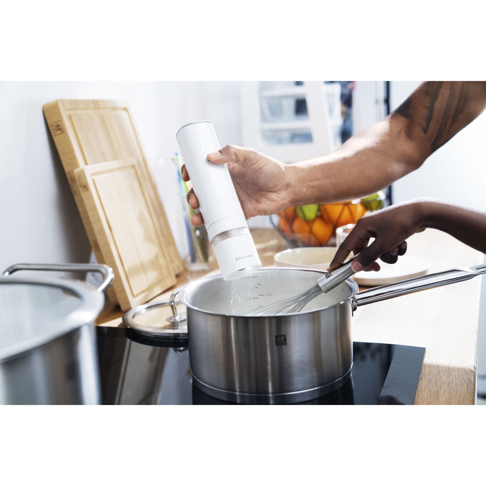 Moulin à épices électrique Enfinigy Blanc Zwilling - Mathon - 5