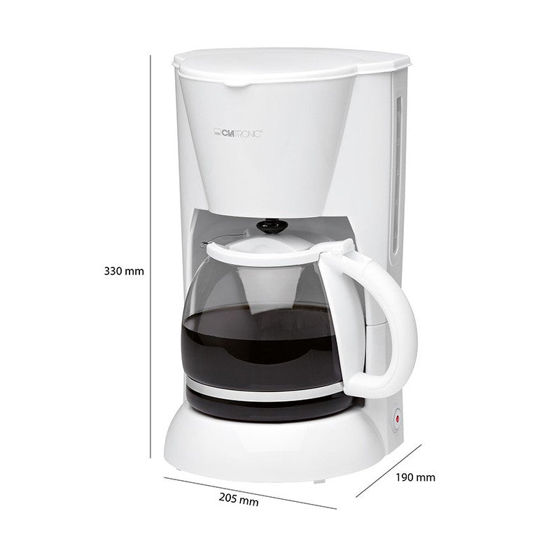 Cafetière 12-14 tasses 1,5L Clatronic KA 3473 Blanc Clatronic - Mathon - 4
