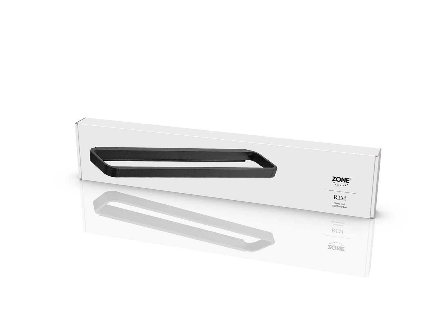 Porte-serviettes RIM en aluminium Noir Zone Denmark - Mathon - 2