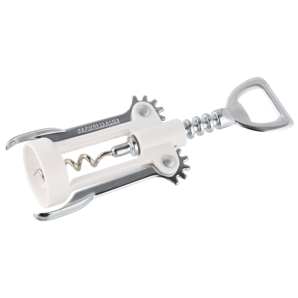 Tire-bouchon à levier blanc avec décapsuleur  Bar Concept Fackelmann - Mathon - 1