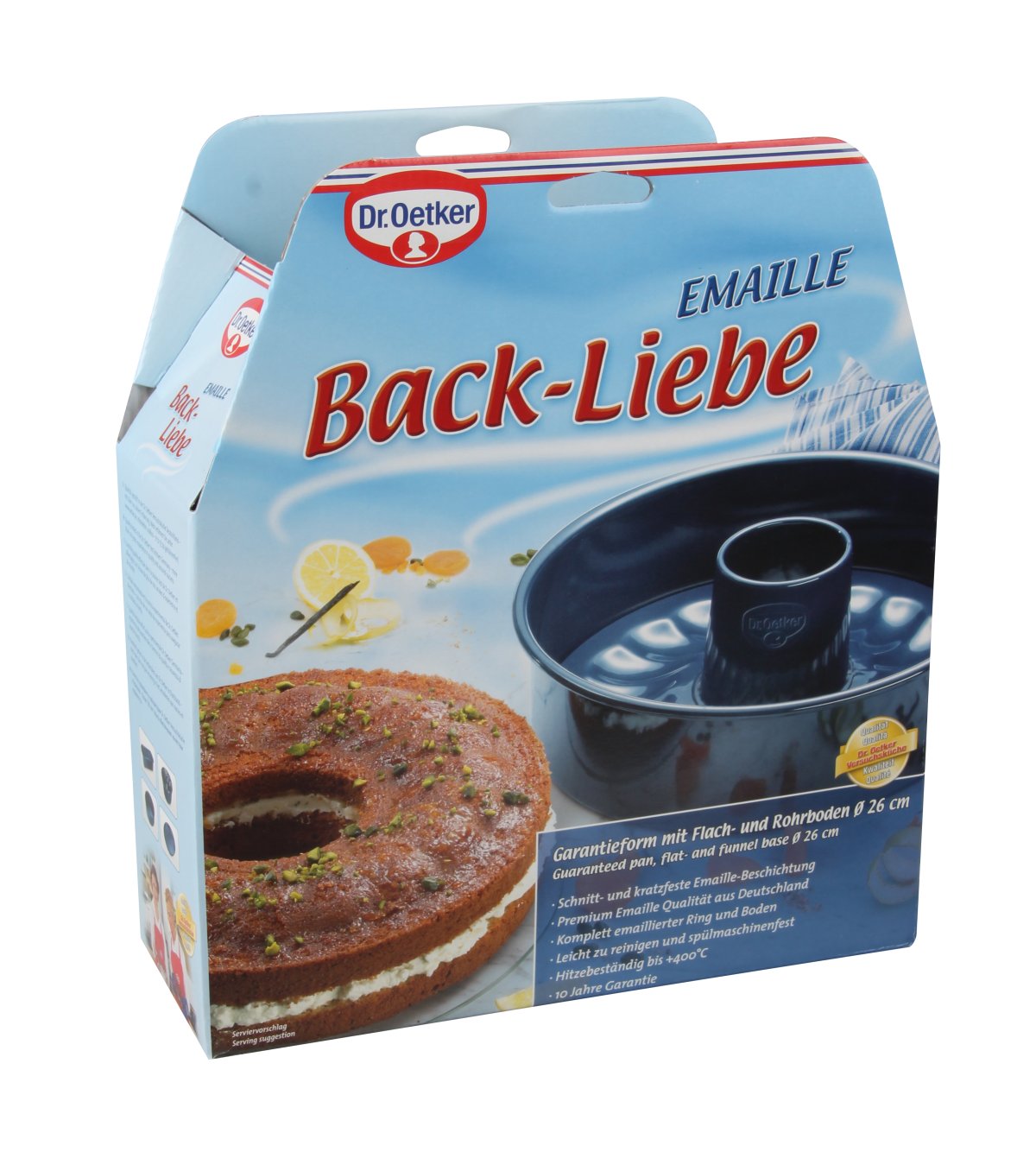 Moule à manqué et savarin double fond 26 cm Dr. Oetker Back Liebe Dr. Oetker - Mathon - 2
