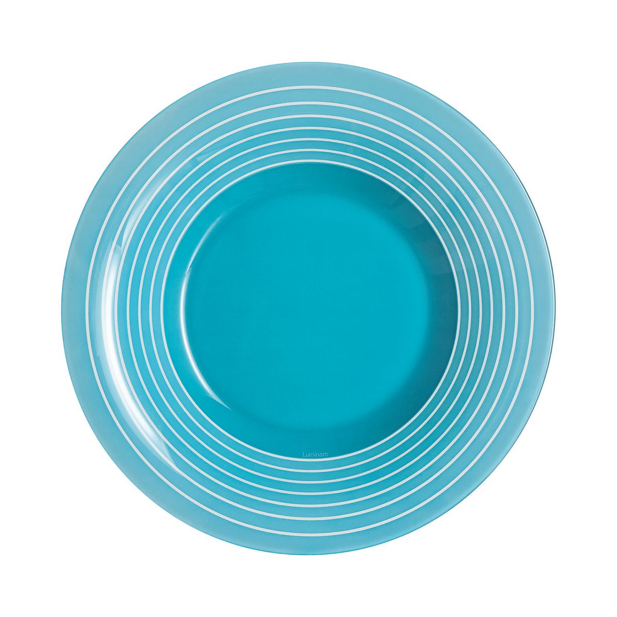 Assiette creuse bleue 21.5 cm Factory Luminarc - Mathon - 1