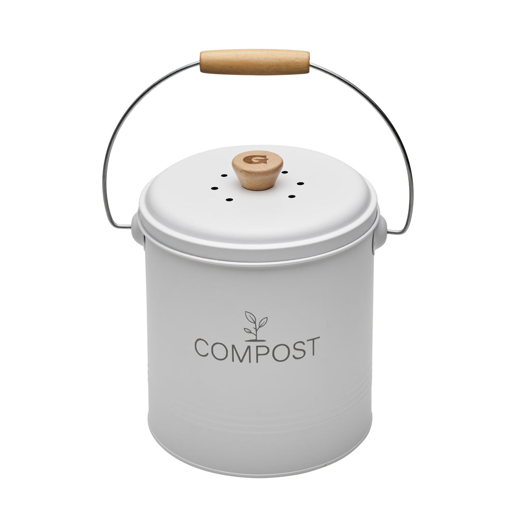 Seau compost rond blanc 4,5L Guillouard - Mathon - 2