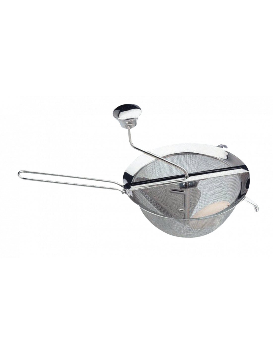 1 Moulin A Coulis Inox ø 20 Cm Poignee Inox Le Pratique - Mathon