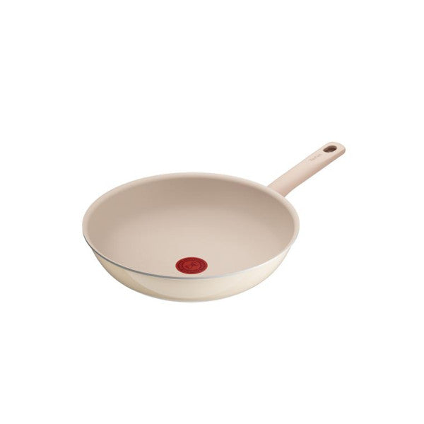 Wok Tefal Glossy Shine 28 Cm B6891922 Beige Tefal - Mathon