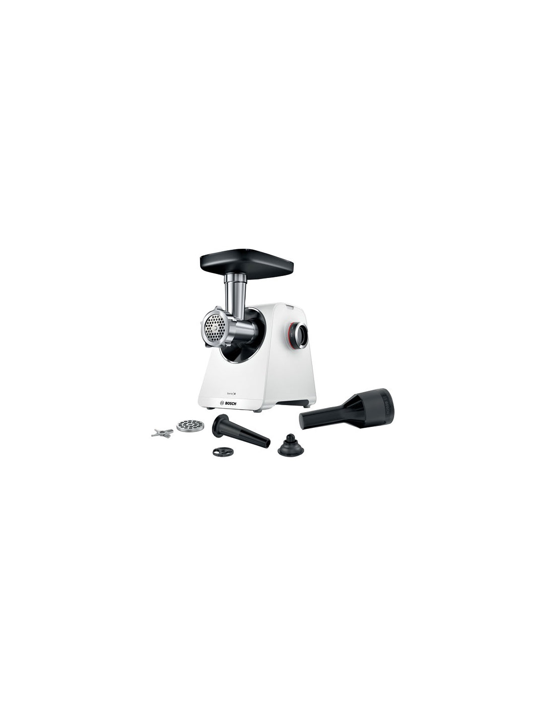 Hachoir A Viande Inox 2100w Puissance 500w Capacite 3,5kg/mn 2grilles  2disques Kit Saucisses Kit Kebe - Bsh Bosch - Mathon - 1