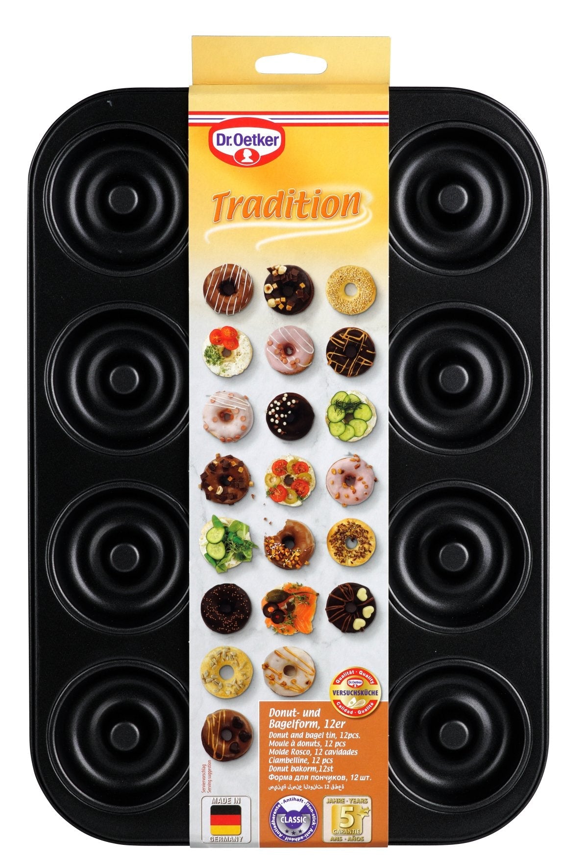 Moule donut et bagel 12 empreintes 26,5 x 38,5 cm Dr. Oetker Tradition Dr. Oetker - Mathon - 9