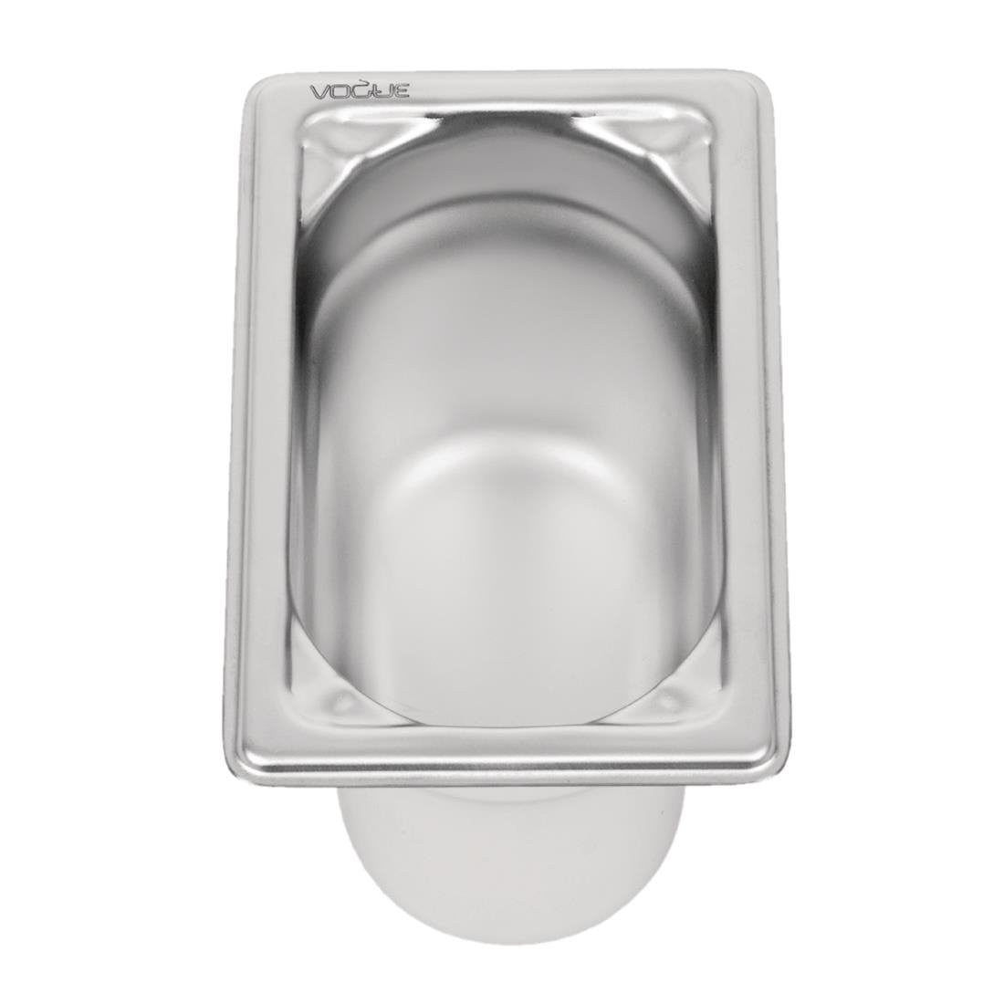Bac Gastro Inox 18/10 GN 1/9 - H 100 mm - Vogue - Mathon - 4