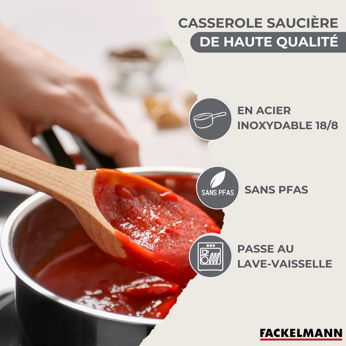 Casserole en inox 12 cm  Geneva Fackelmann - Mathon - 4