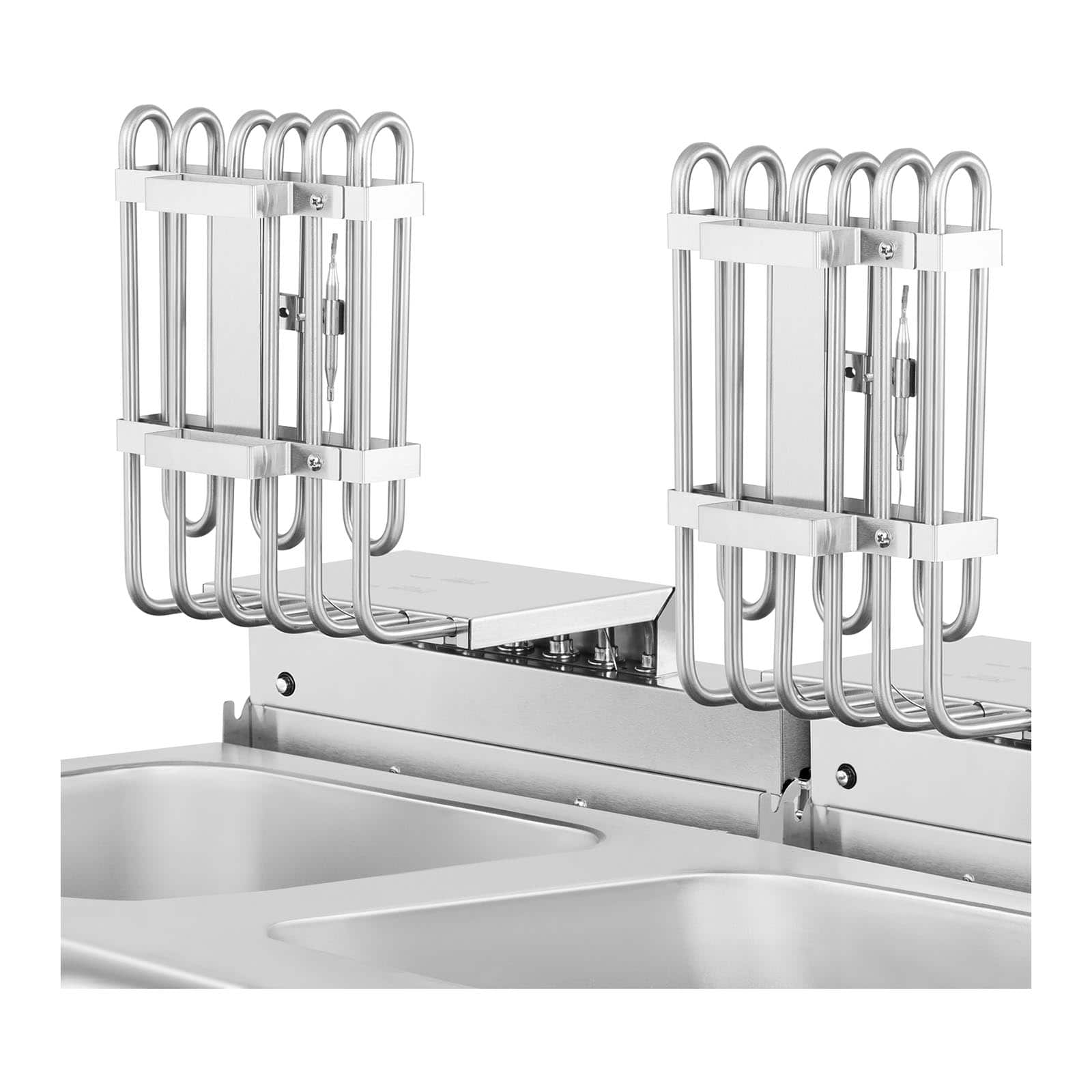 Friteuse électrique double 26 litres 10 000 watts robinet zone froide armoire professionnel acier inoxydable 14_0003983 - Mathon - 3