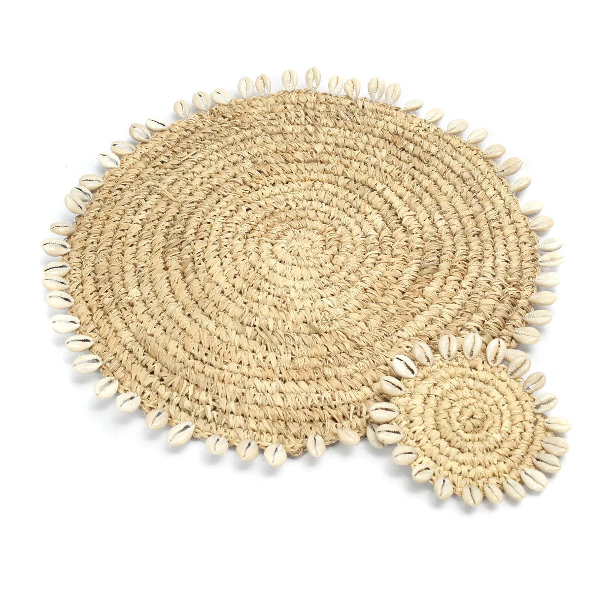 Le Sous-Verre Raffia Shell - Naturel Bazar Bizar - Mathon - 8