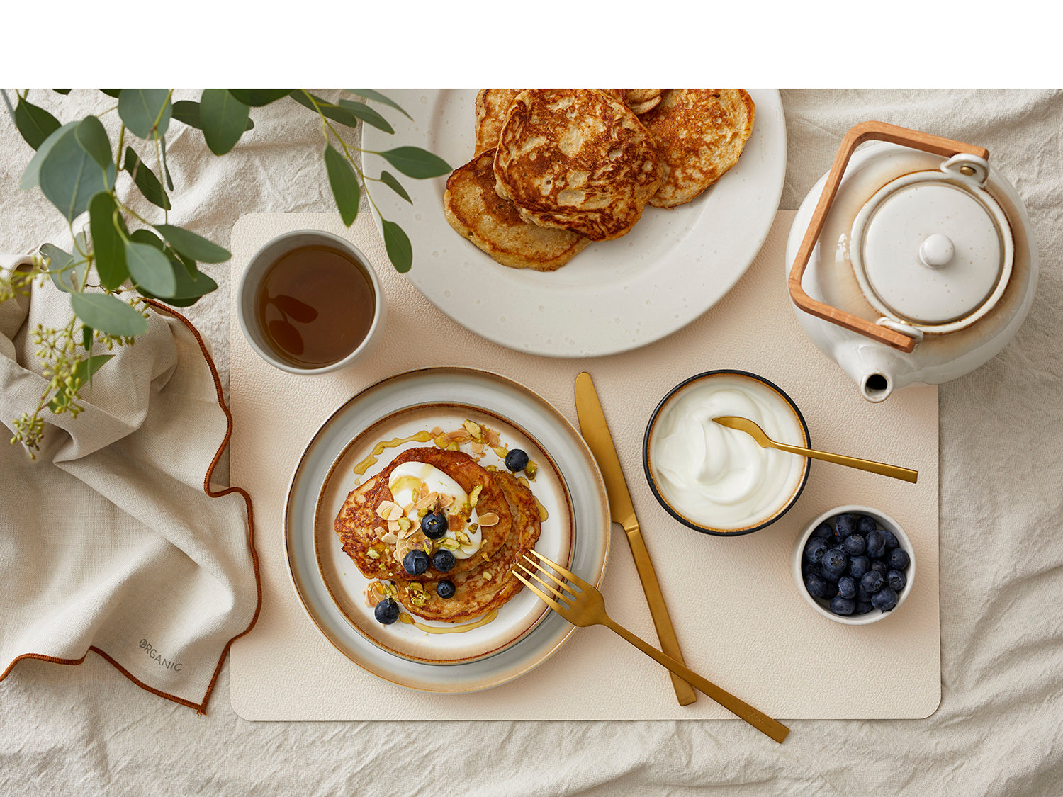 Assiette GASTRO en grès Crème/Crème Bitz - Mathon - 8