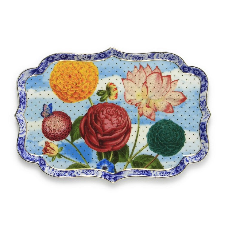 Plat de présentation Royal Flowers - 26cm Pip Studio - Mathon