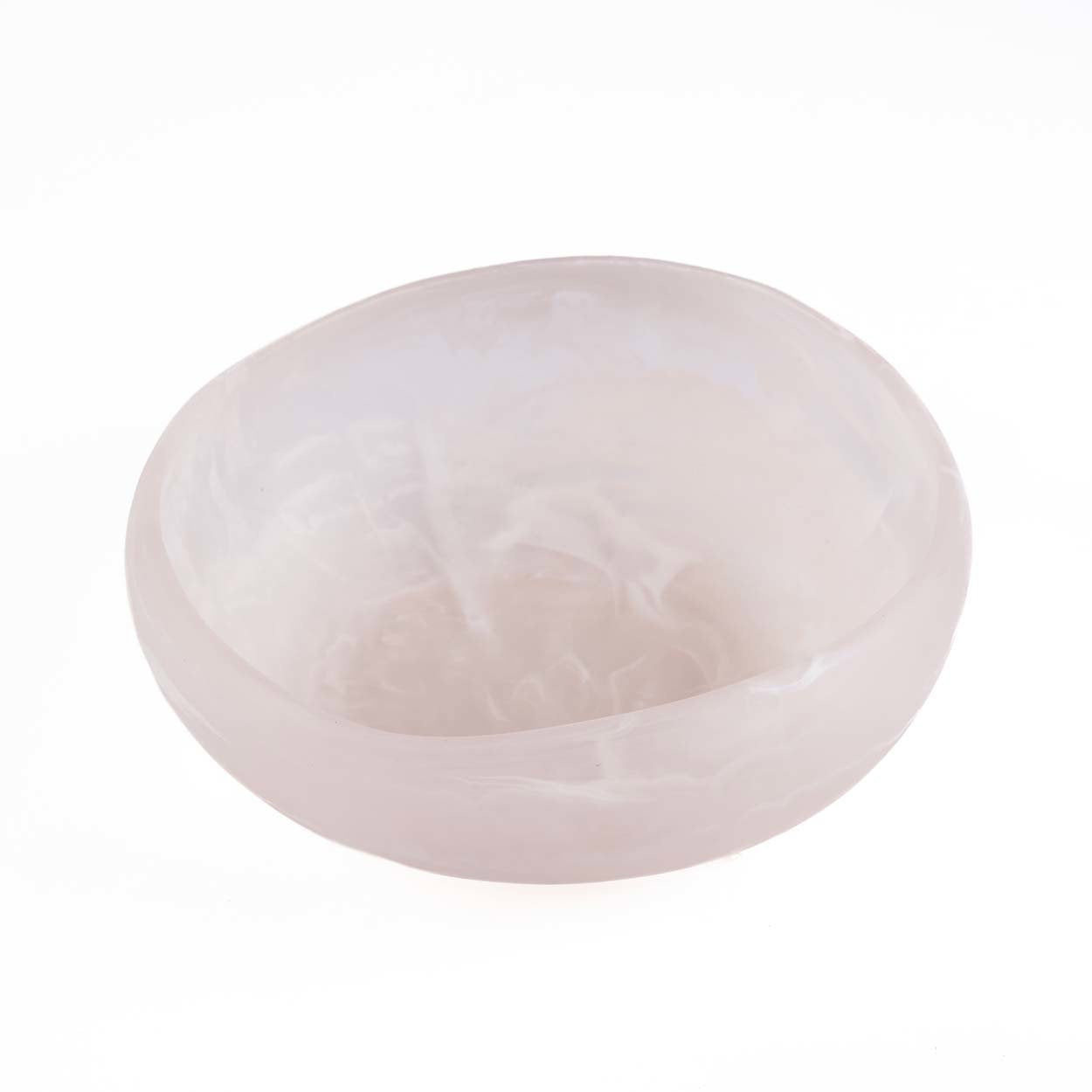 Le Bol Resin Organic - Rose Blanc - L Bazar Bizar - Mathon - 3