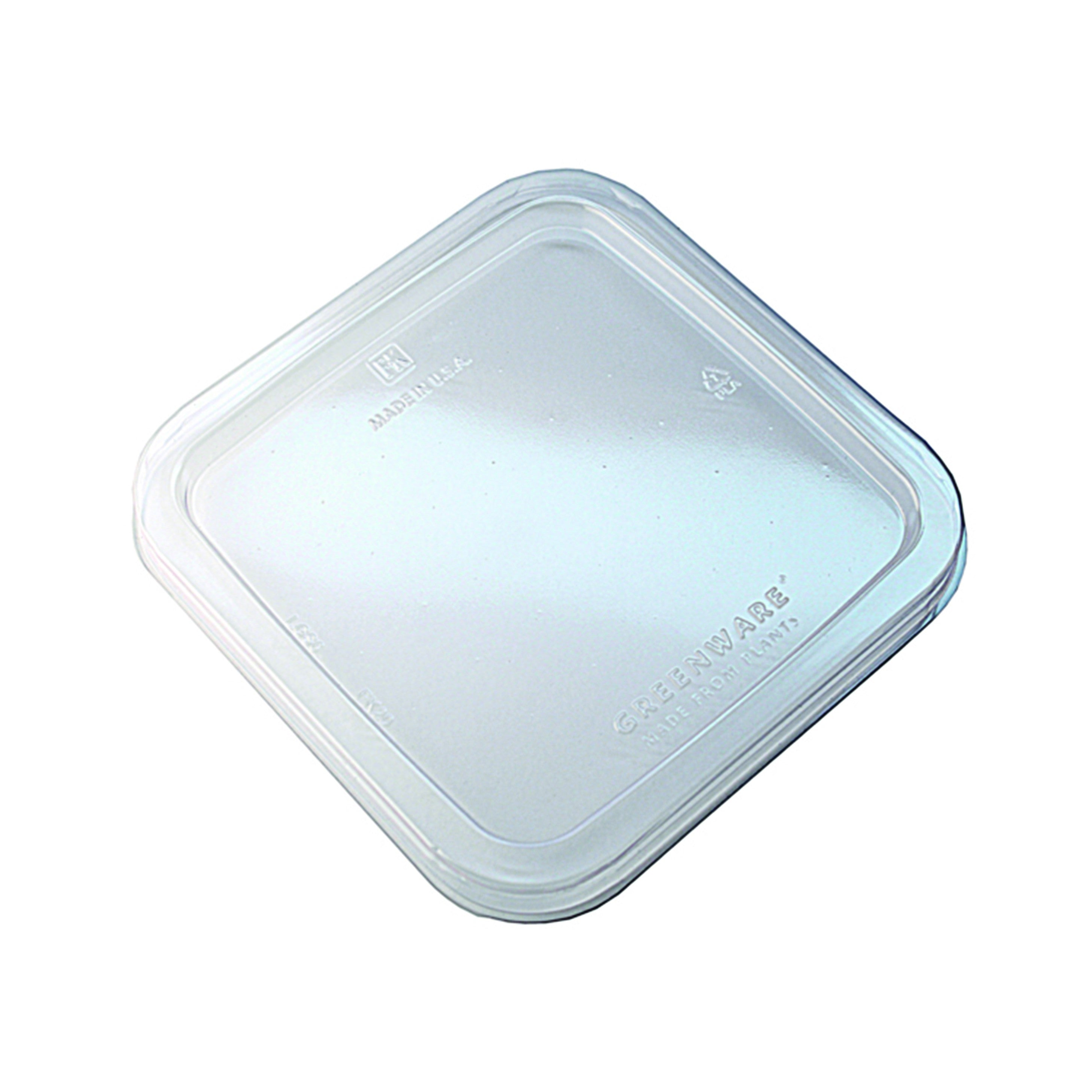 50Pcs - Couvercle carré en PLA - LGS-6  160x160x13mm FirstPack - Mathon