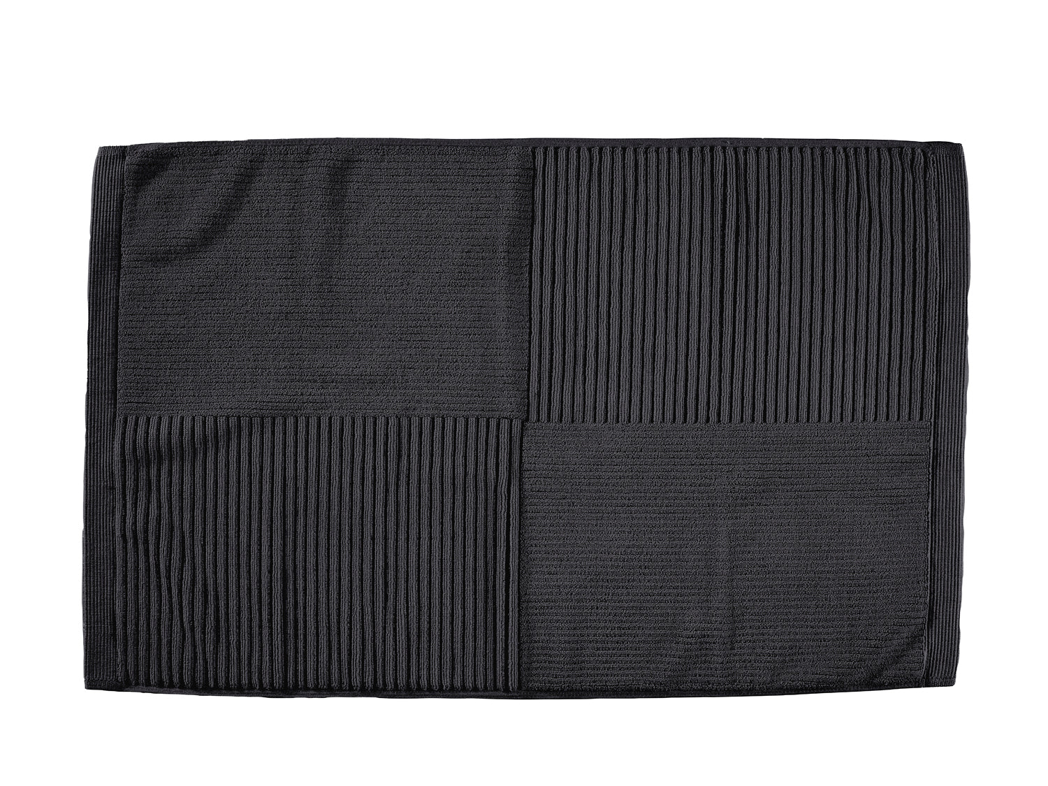Tapis de bain Classic en 100% coton/1200 g Noir Zone Denmark - Mathon