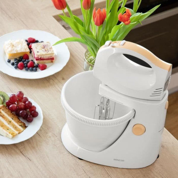 Batteur Fouet Electrique  A Main Avec Bol Rotatif -  - Shm 5330- Sencor - Mathon - 2