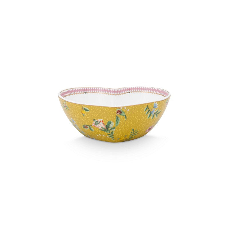 Lot de 2 Plat de cuisson cœur La Majorelle Jaune 16x14,5x6cm Pip Studio - Mathon