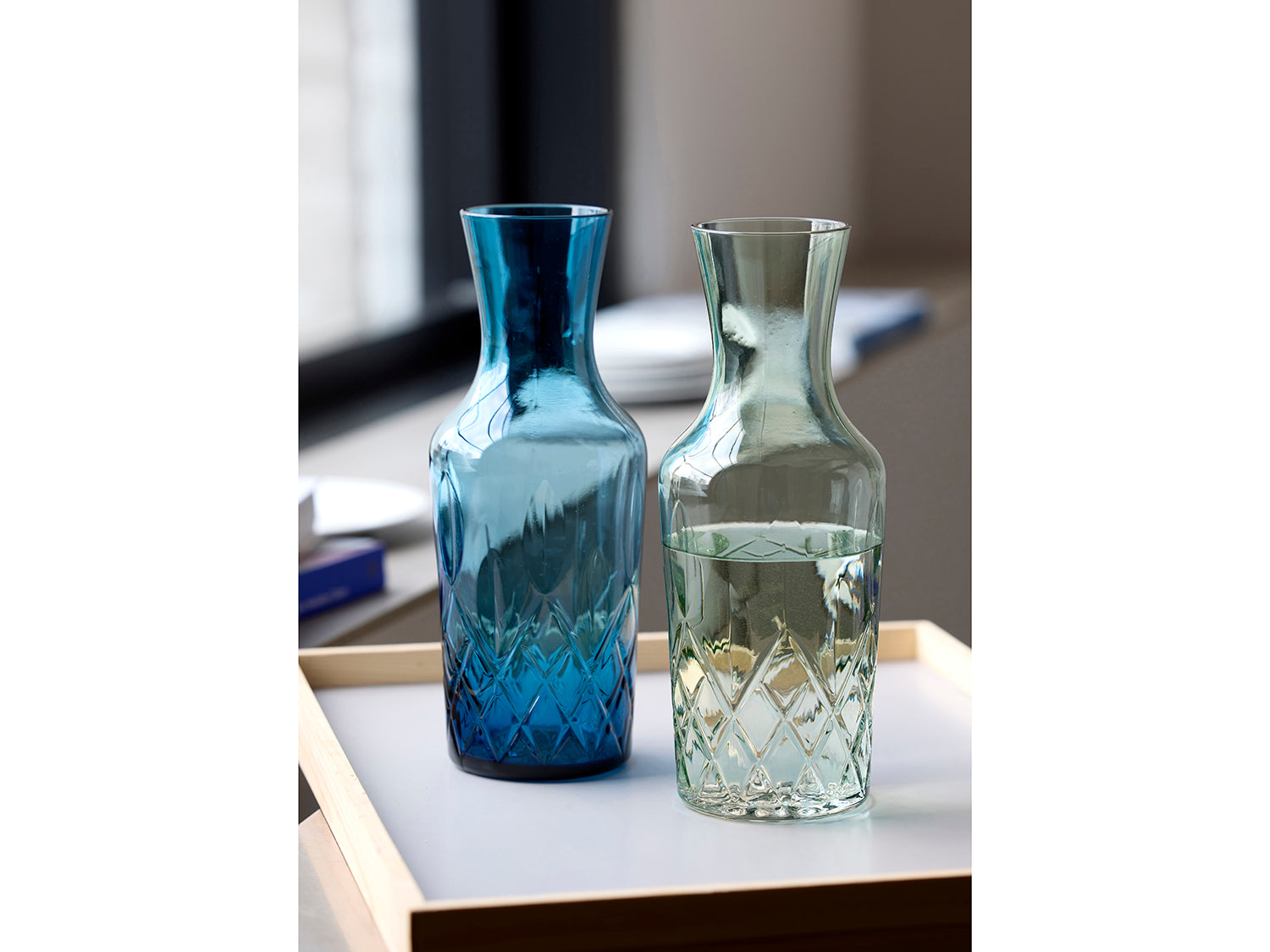 Carafe à eau SORRENTO en verre Vert Lyngby Glas - Mathon - 2