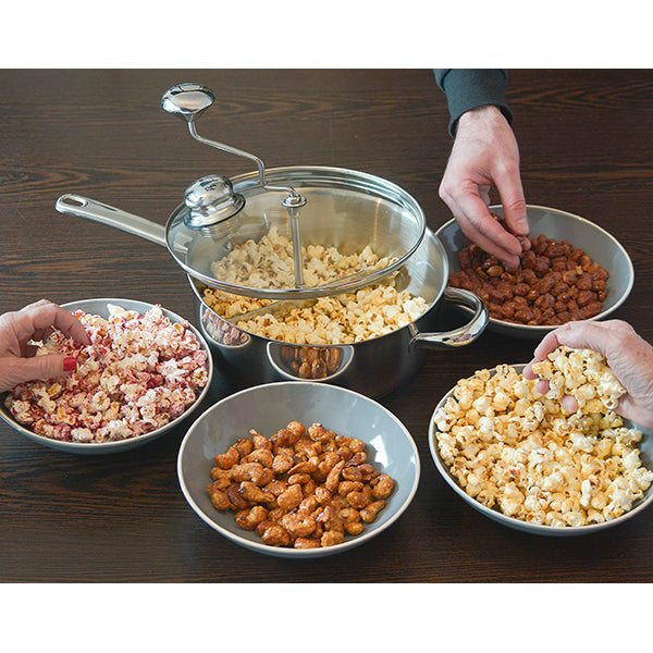 Casserole à popcorn en inox 24,5 cm Artame - Mathon - 3