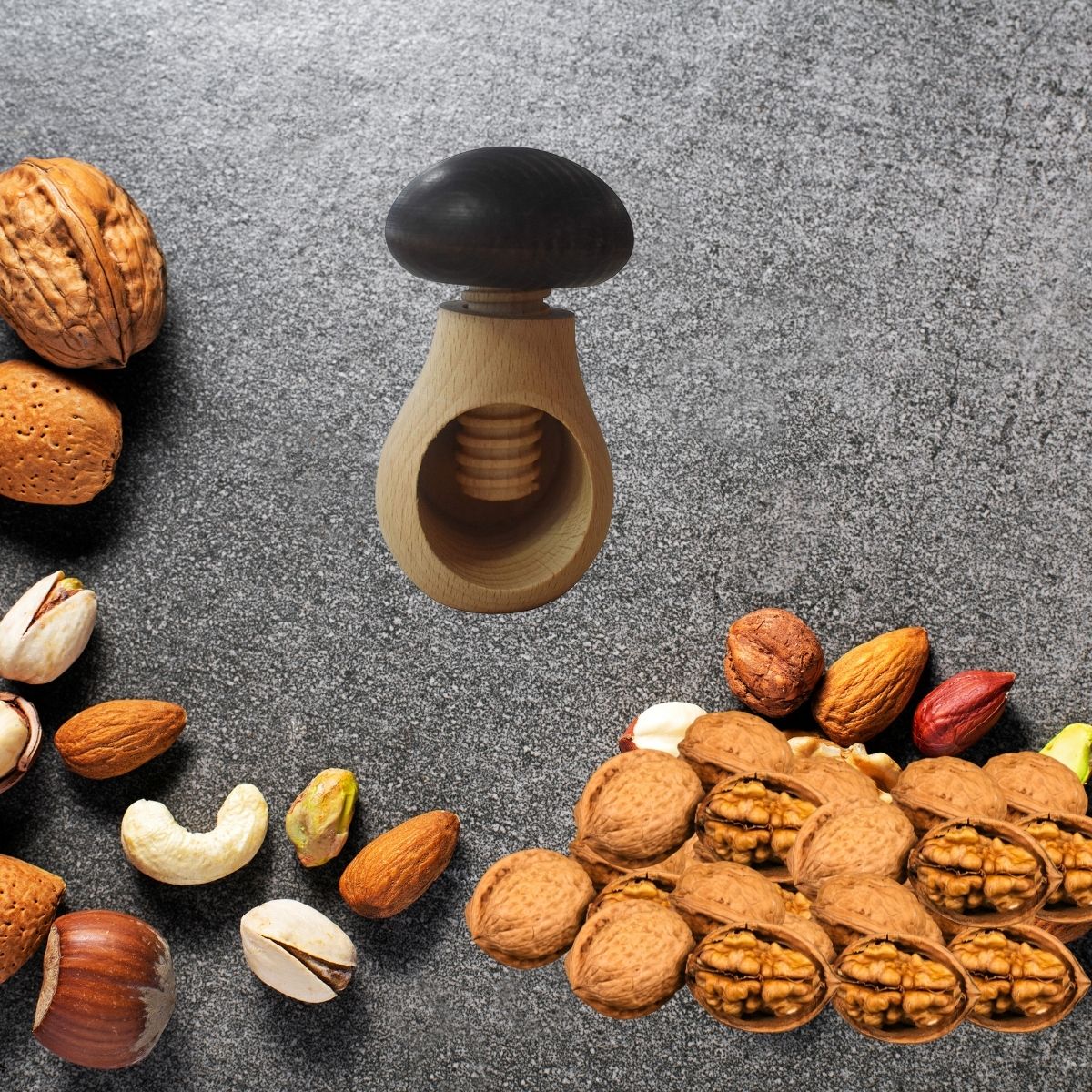 Casse-noix vissable  Wood Edition Fackelmann - Mathon - 2