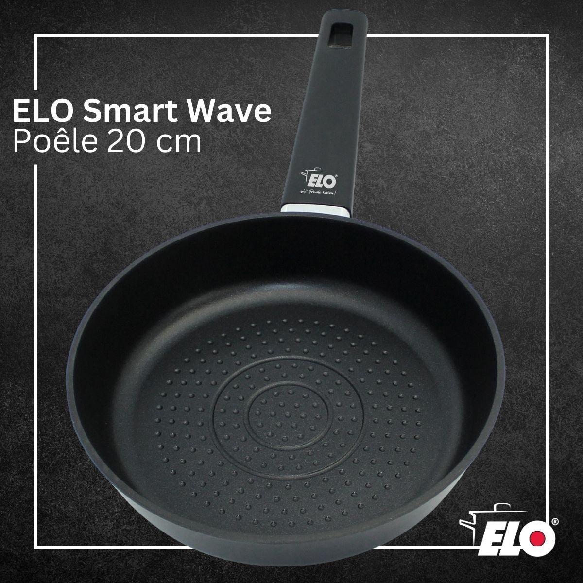 Poêle 20 cm antiadhésive sans PFAS  Smart Wave Elo - Mathon - 2