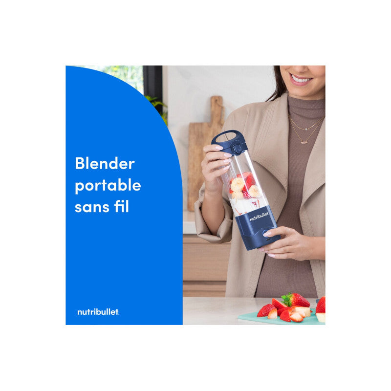Blender   Nbp003nbl Portable Bleu Nutribullet - Mathon - 3