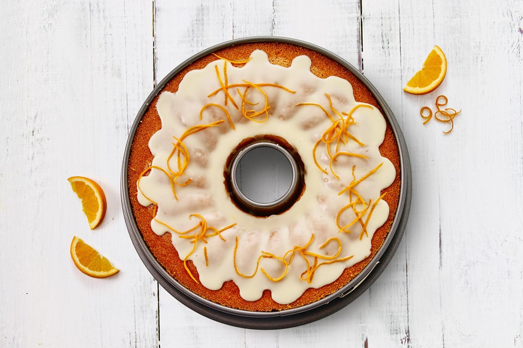 Moule à fond amovible, 2 fonds, en acier carbone, Easy Baking, D28xH9 cm Birkmann - Mathon - 3