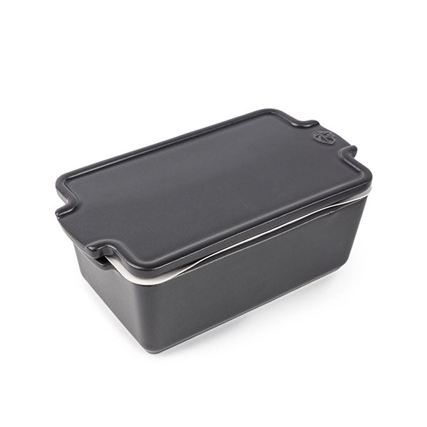 Terrine en céramique et presse 20 cm Appolia ardoise Peugeot - Mathon - 1