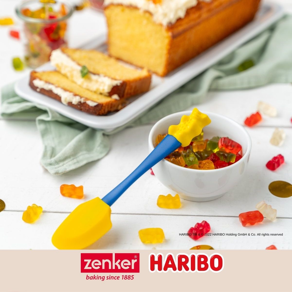 Spatule de cuisine et de pâtisserie en silicone 18 cm Zenker Haribo Zenker - Mathon - 5