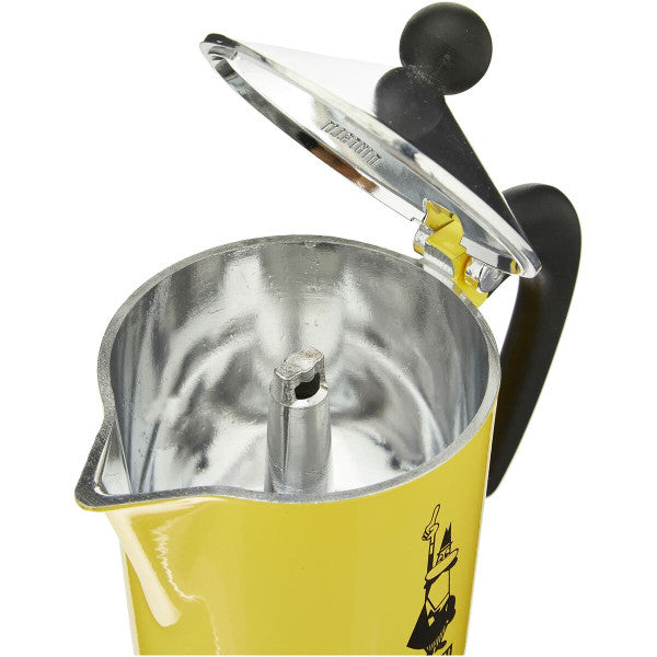 Cafetière Italienne Bialetti Rainbow Jaune Métal 6 Tasses Bialetti - Mathon - 2