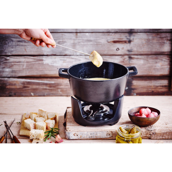 Service à fondue en fonte émaillée 8 personnes Nori 2 L noir Beka - Mathon - 5