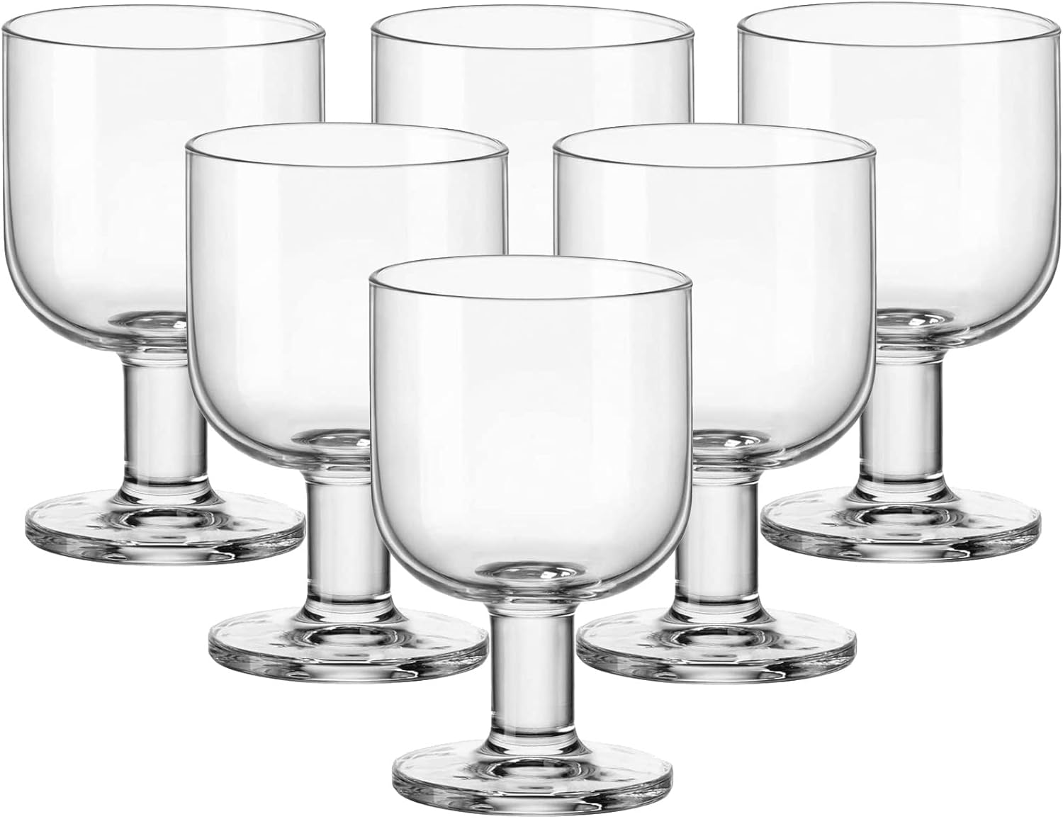 Lot de 6 verres à vin blanc, HOSTERIA, 20 cl Bormioli Rocco - Mathon - 1