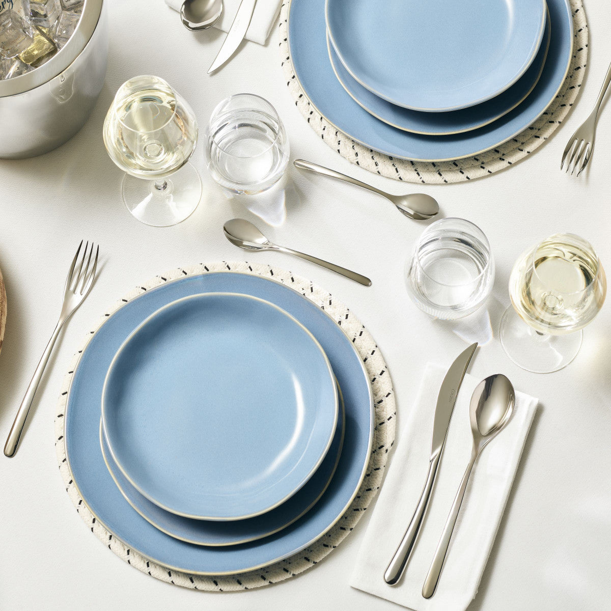 Elixir - 24 couverts de table avec support de rangement nomade Couzon - Mathon - 7