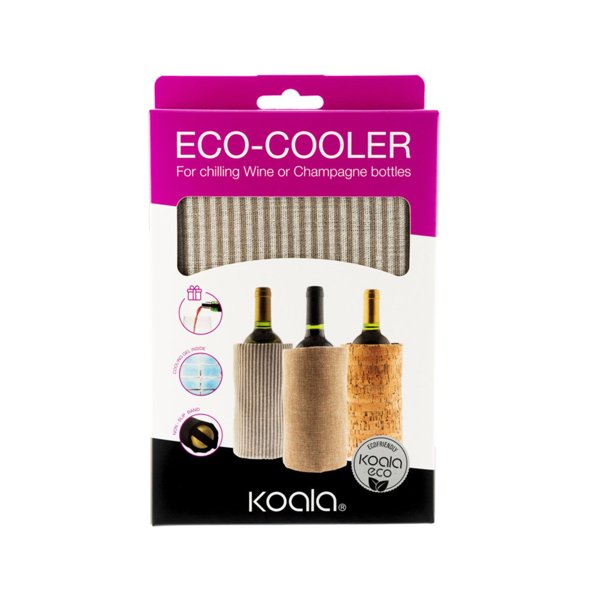 Fresh Coton Beige - Pochette régrigérante avec feuilles anti-goutte Koala - Mathon - 5