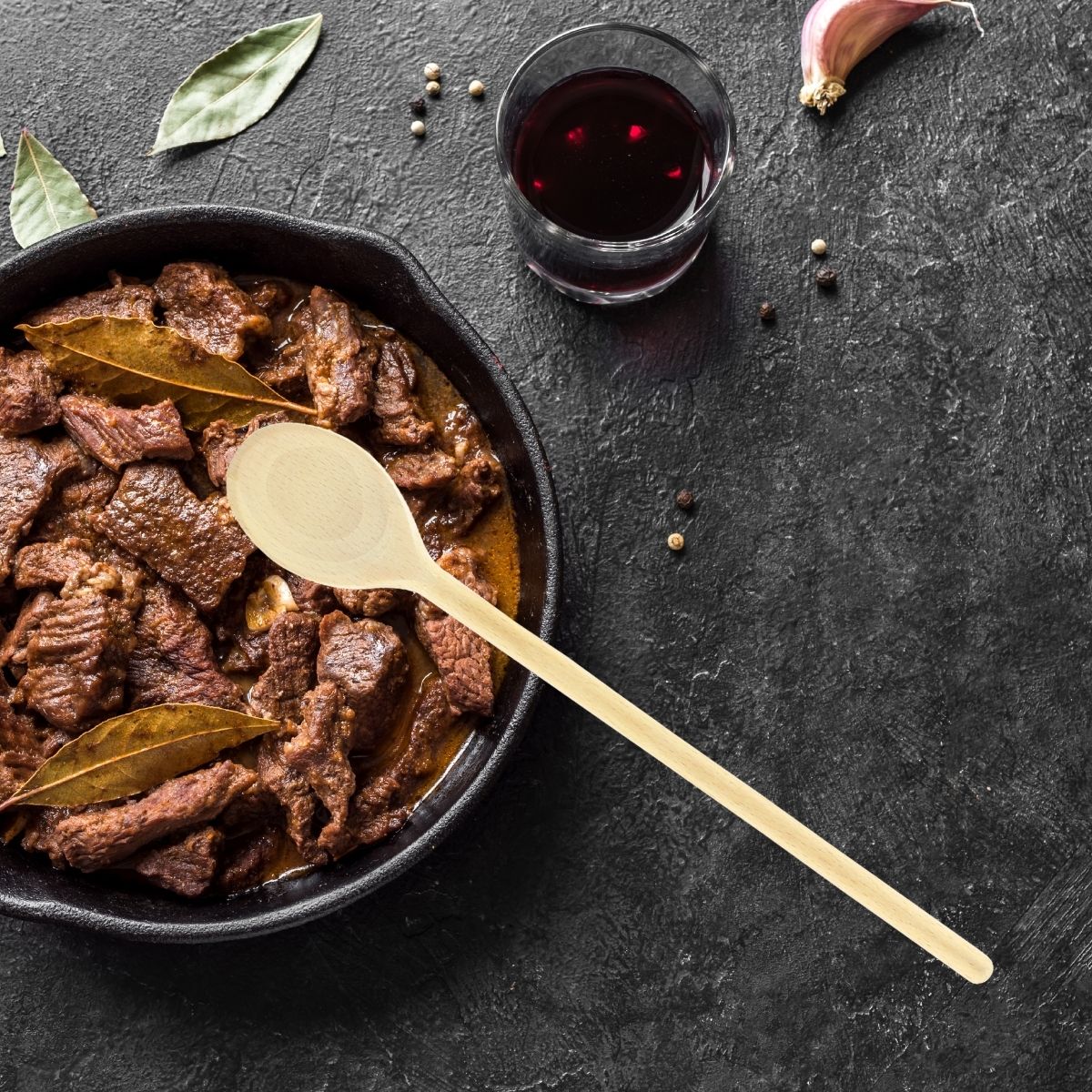 Ensemble de 3 Cuillères de cuisine en bois 30 cm  Wood Edition Fackelmann - Mathon - 2